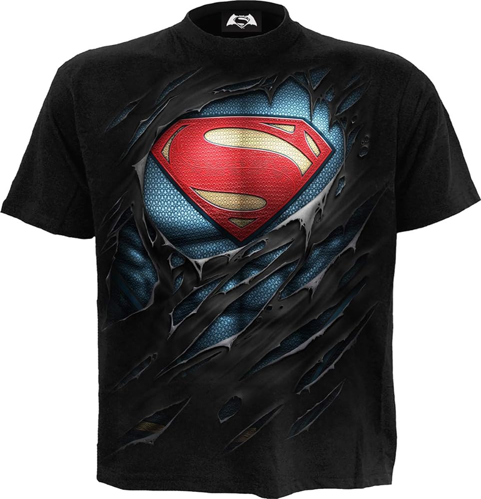 DC Comics - Superman - Ripped - T-Shirt Black