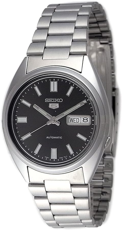 Seiko Mens Analogue Automatic Watch with Stainless Steel Strap SNXS79K1, Bracelet