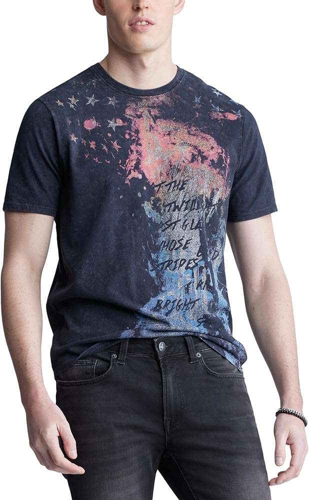 Buffalo David Bitton Men's Short Sleeve Americana Tee