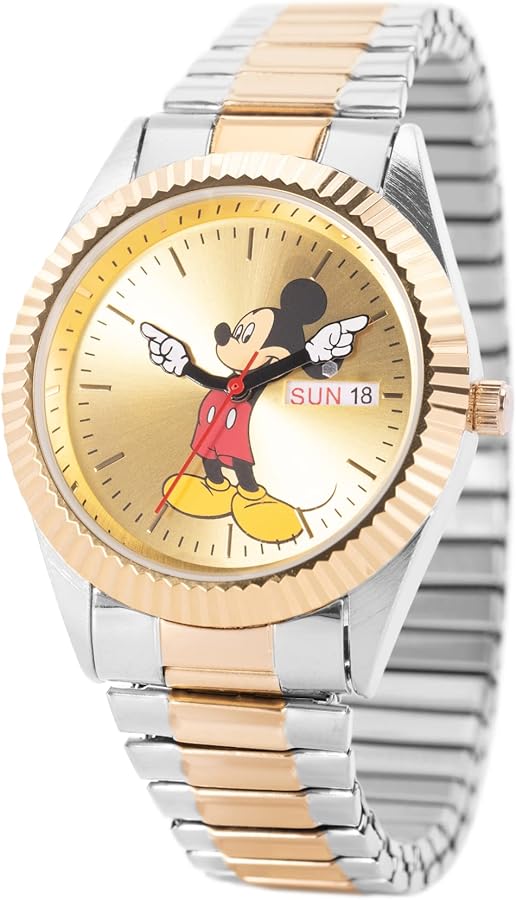 Disney Adult Classic Metal Bracelet Analog Quartz Watch