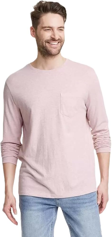 Goodfellow & Co Men's Standard Fit Long Sleeve T-Shirt -