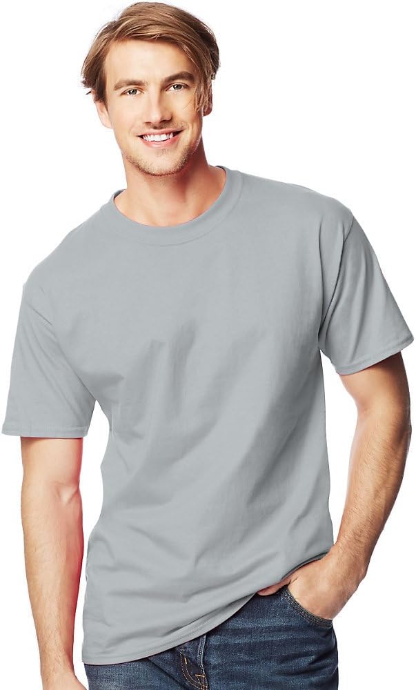 Hanes Men's Beefy-T Tall T-Shirt_Light Steel_XLT