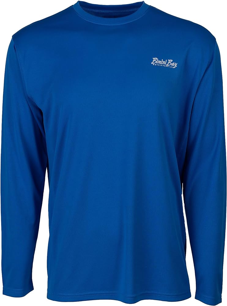 Bimini Bay Outfitters LTD Cabo Crew V Men's Long Sleeve Fishing Shirt Featuring BloodGuard Plus