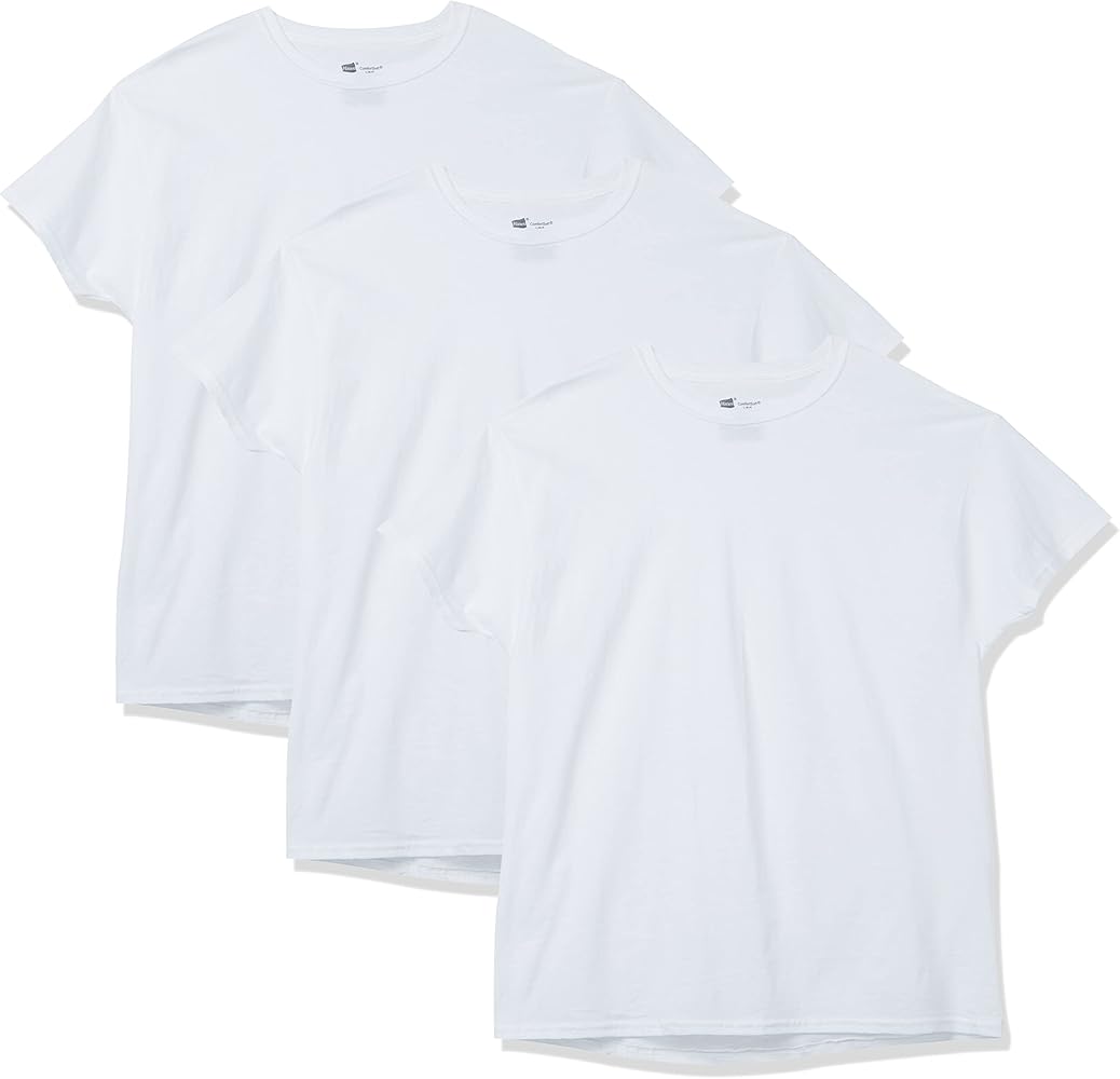 Hanes Big & Tall Men's Undershirts CREW NECK 3-Pack