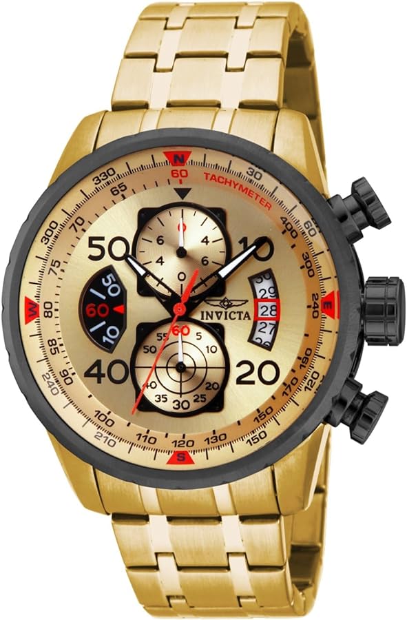 Invicta Men's Aviator Analog Display Japanese Quartz Watch