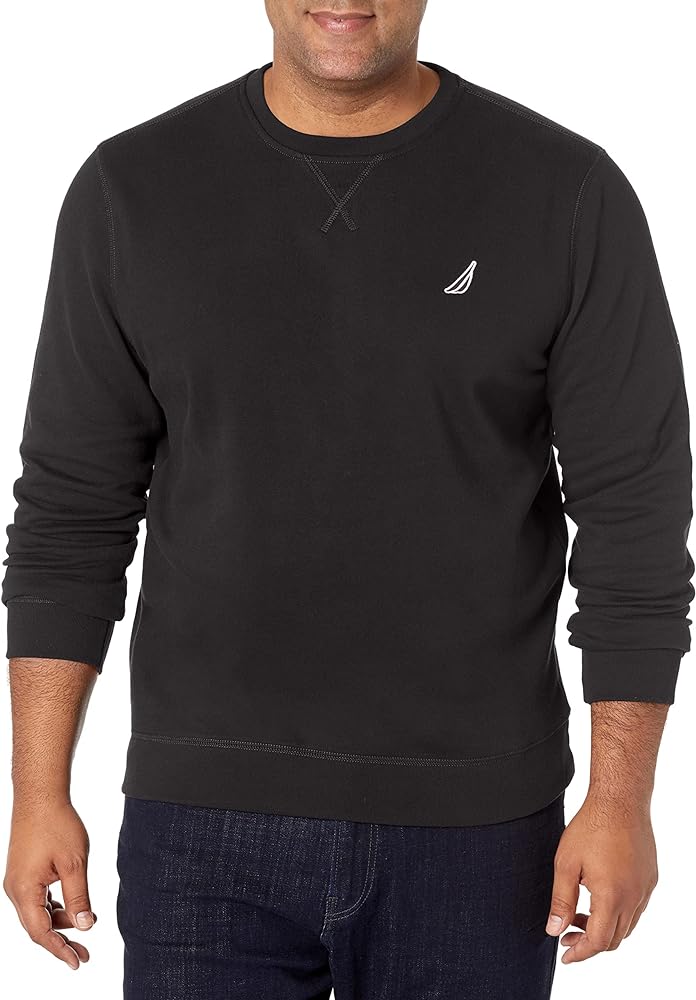 Nautica Men's Basic Crew Neck Fleece Sweatshirt