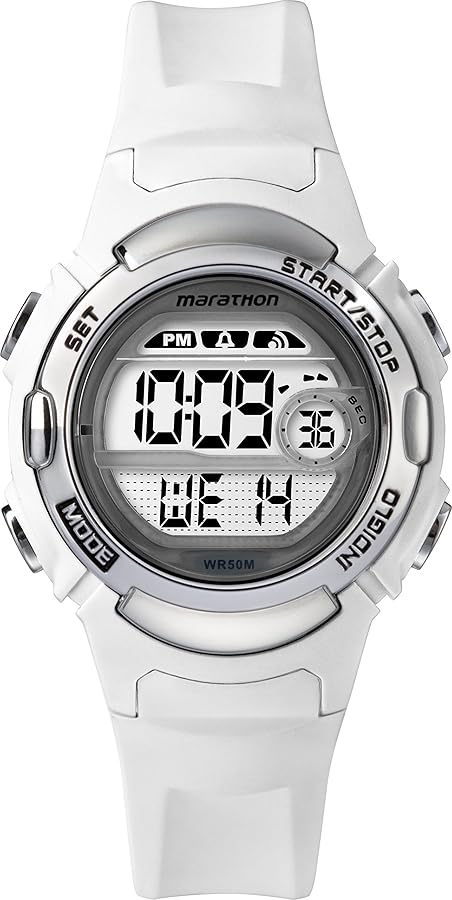 Timex Marathon LCD Dial with Resin Strap Watch