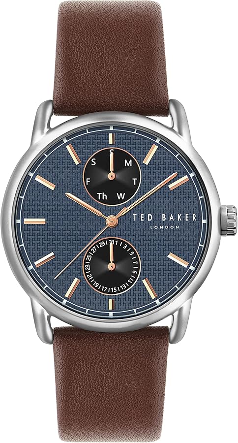 Ted Baker Gents Tan Eco -Leather Strap Watch (Model: BKPOLS3019I)