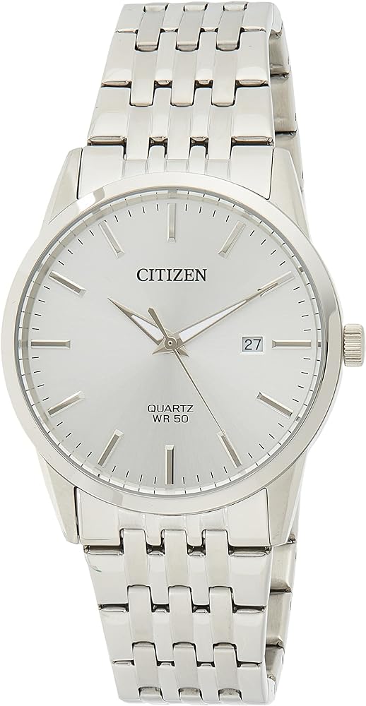 Citizen Quartz Silver Dial Stainless Steel Men's Watch BI5000-87A