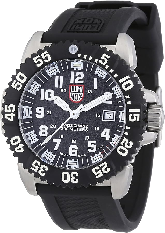 Luminox Men's 3151 Navy SEAL Luminescent Watch with Black Rubber Band