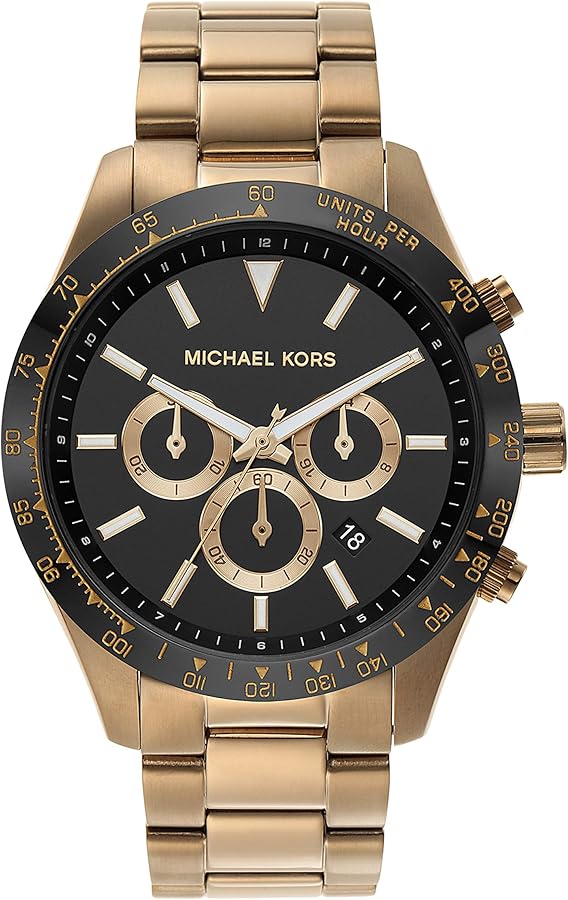 Michael Kors Layton Men's Watch, Stainless Steel Chronograph Watch for Men