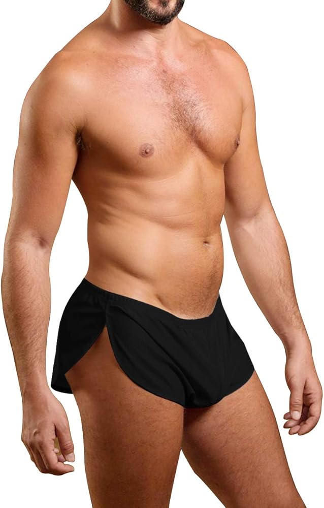 Mens Extreme Mesh Shorts with Large Split Sides