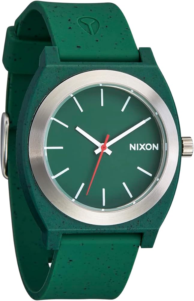 NIXON Time Teller OPP A1361 - Olive Speckle -100m Water Resistant Unisex Analog Fashion Watch (40mm Watch Face, 20mm PU/Rubber/Silicone Band)