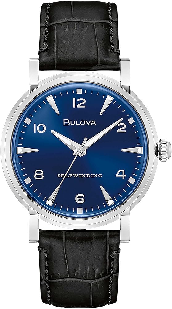 Bulova Clipper Classic 96A242 Men's Time Only Watch, Strap