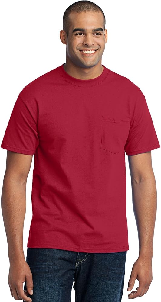 Port & Company - Core Blend Pocket Tee. Pc55p