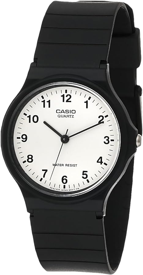 Casio Unisex MQ24-7B Analog Black Resin Strap Casual Watch