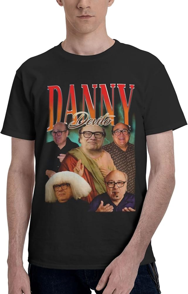 Danny Devito T Shirt Mens Sport Crew Neck Tee Classic Comfortable Short Sleeve Shirts