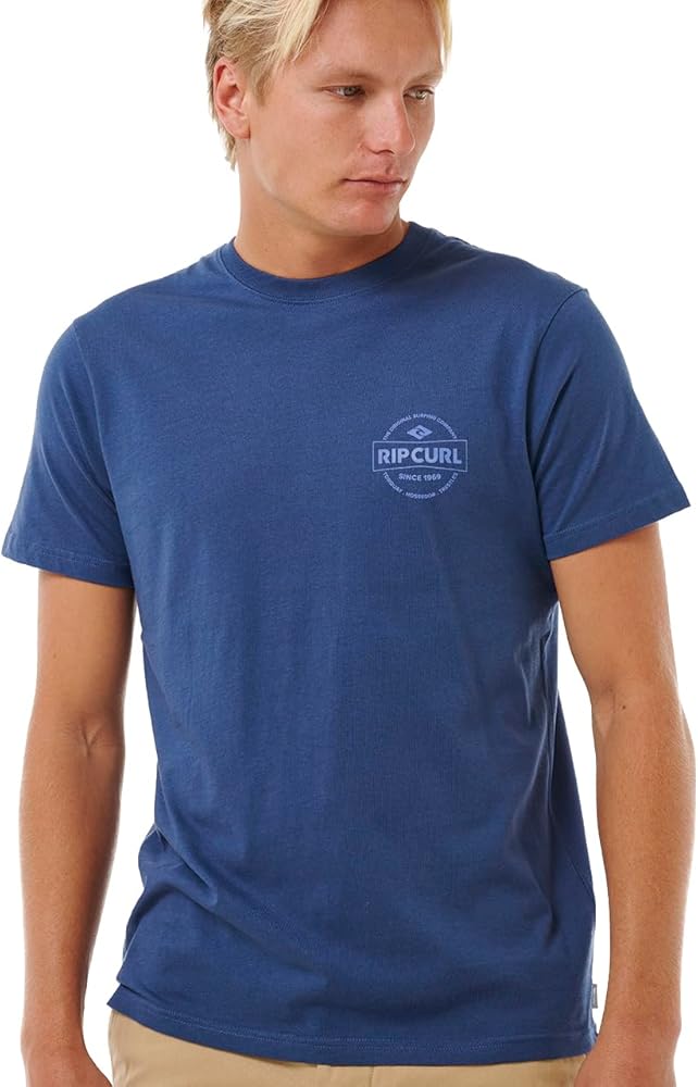 Rip Curl Staple T-Shirt - Washed Navy