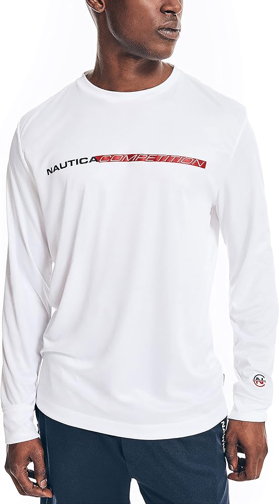 Nautica Men's Competition Sustainably Crafted Long-Sleeve T-Shirt