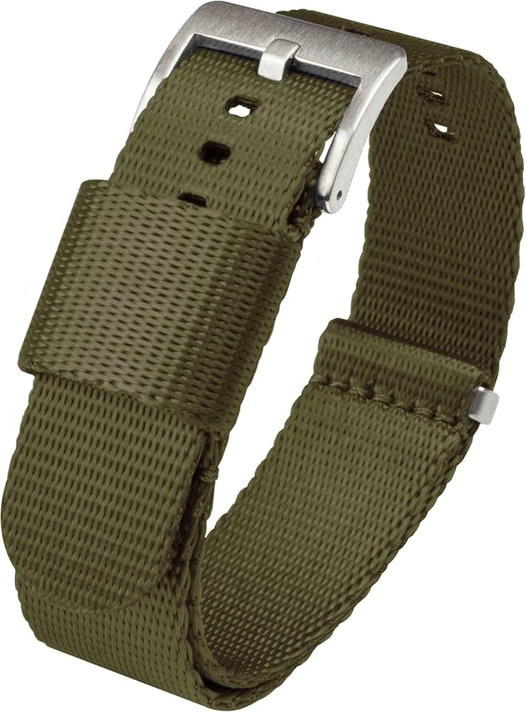 BARTON Elite NATO® Style Watch Strap - 18mm, 20mm, 22mm or 24mm - Seat Belt Nylon Watch Bands