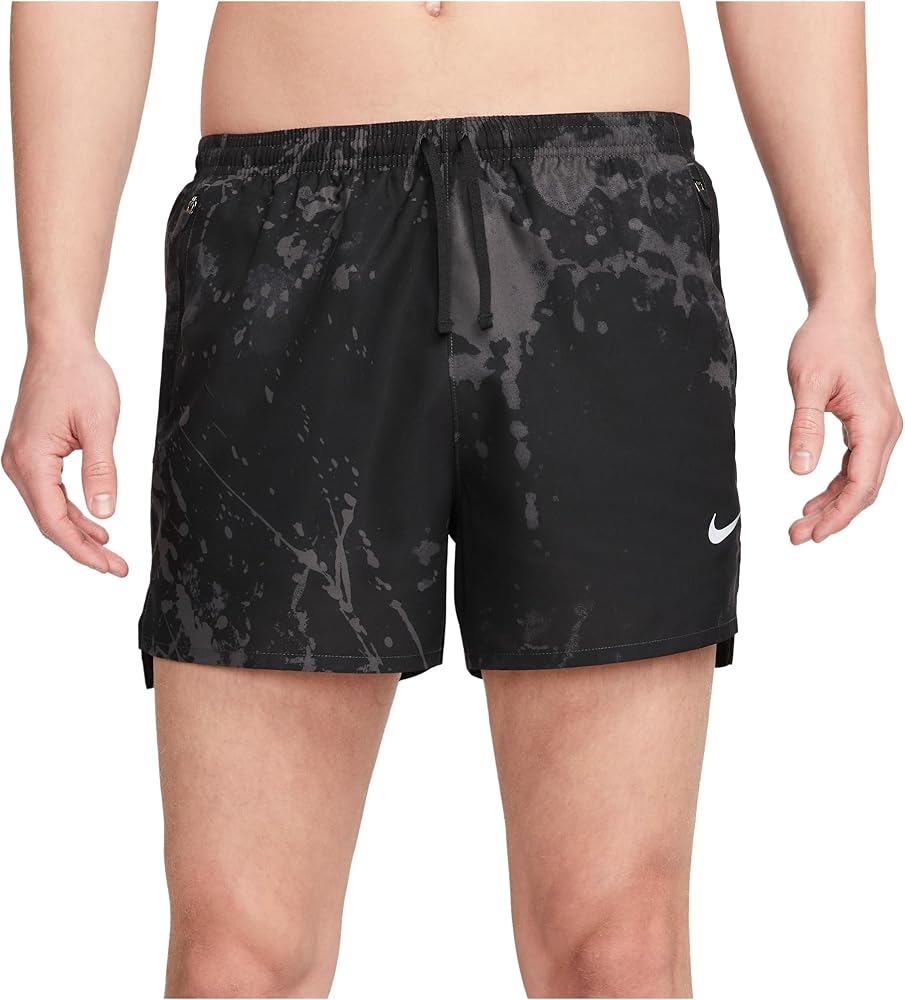 Nike Dri-FIT Run Division Stride Men's 4" Brief-Lined Running Shorts (Large, Black)