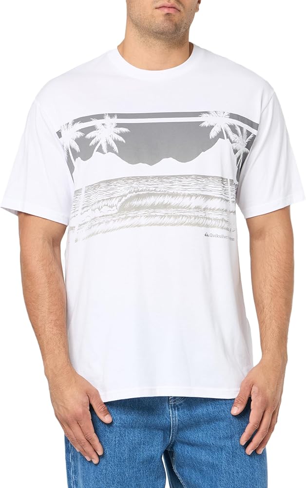 Quiksilver Men's Beach Band Short Sleeve Tee Shirt