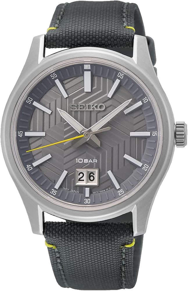 SEIKO Quartz Grey Dial Men's Watch SUR543