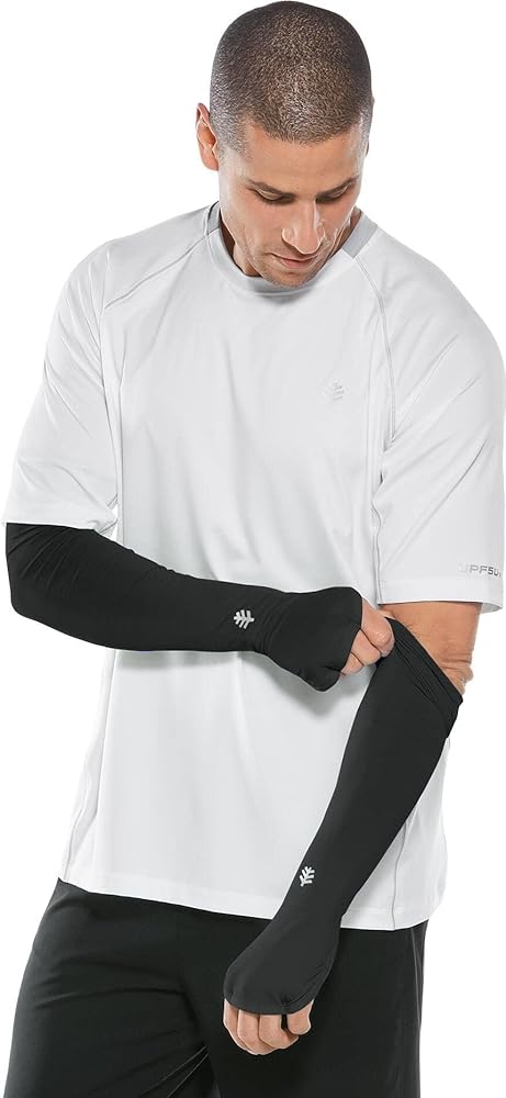 Coolibar UPF 50+ Men's Backspin Performance Sleeves - Sun Protective