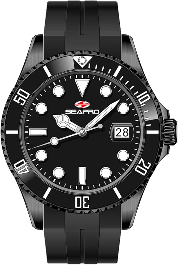 Seapro Men's Nexus Black Dial Watch // SP0586