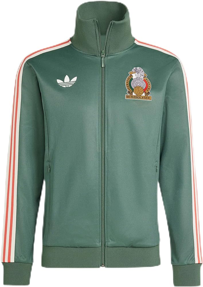 adidas Men's Soccer Mexico Beckenbauer Track Top Jacket - Classic Design with Iconic Details