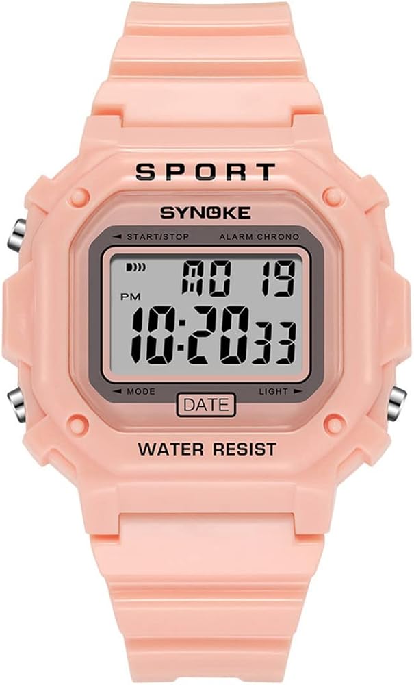 Outdoor Sports Watches Unisex Digital Watch Couple Watches Men Women Waterproof LED Clock Square Electronic Student Wrist Watch