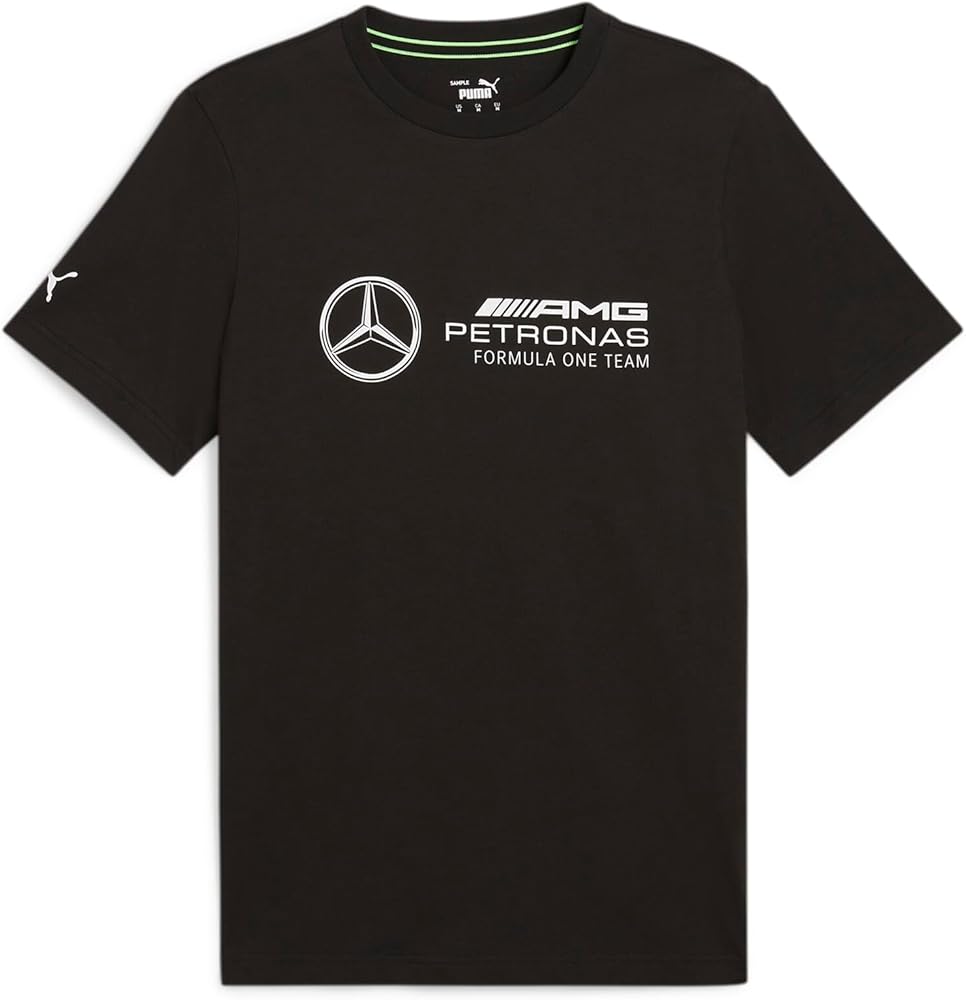 PUMA Men's Mercedes Amg Pertronas Essentials Logo Tee