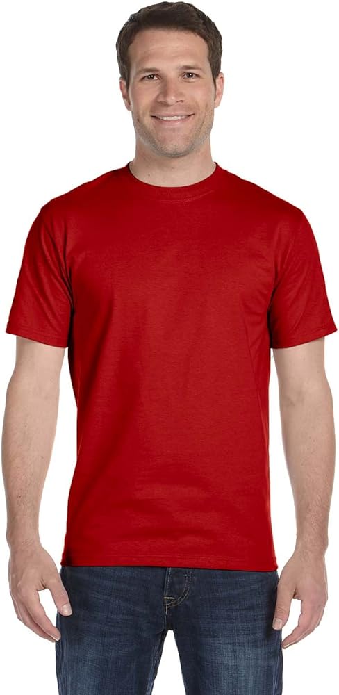 Hanes Men's Beefy-T Tall T-Shirt_Deep Red_4XLT