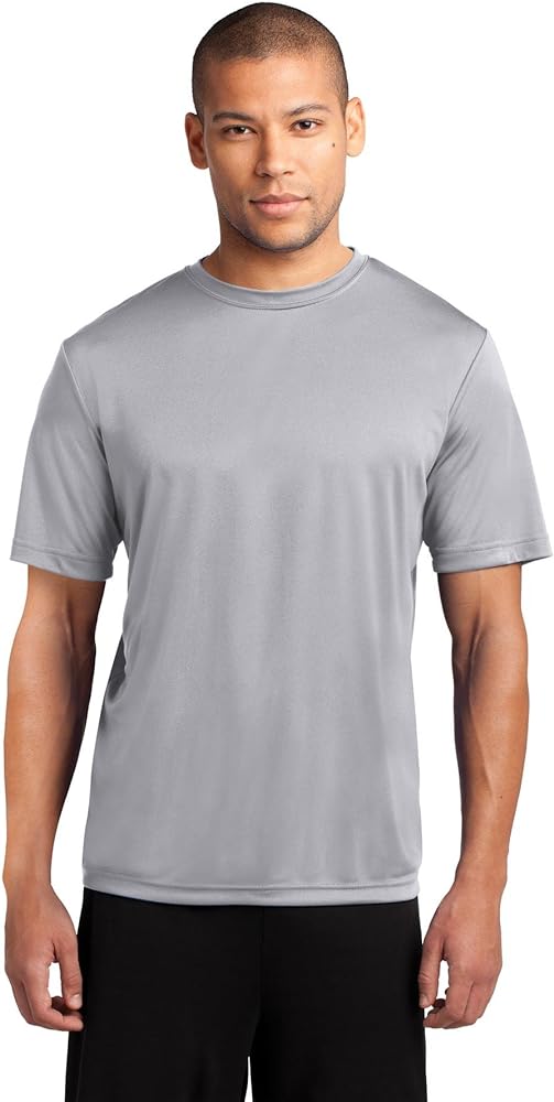 Port & Company Essential Performance T-Shirt, Silver, X-Large