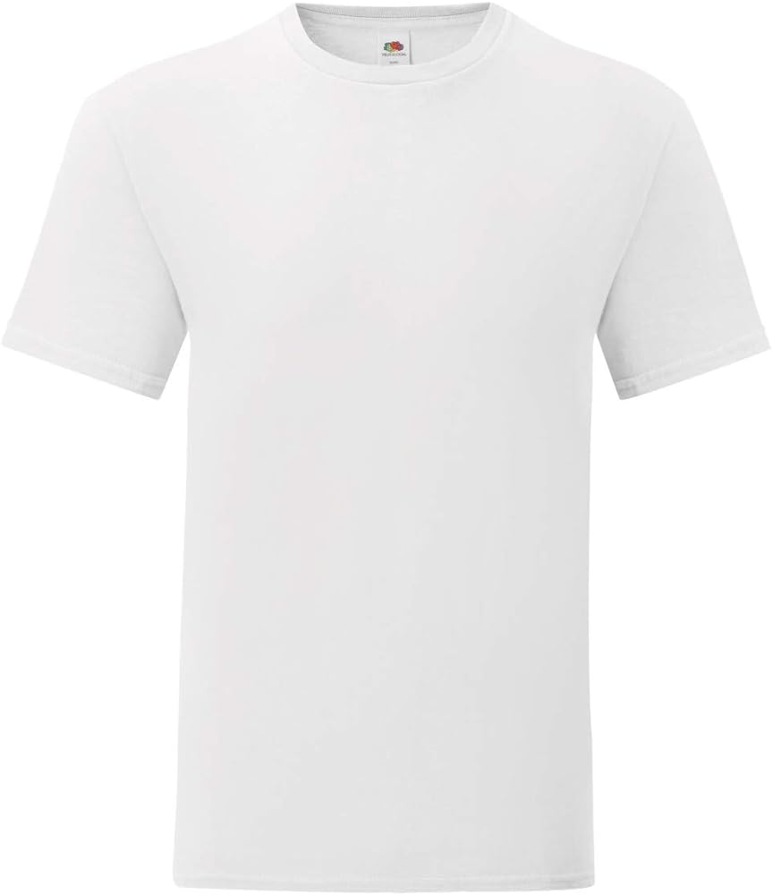 Fruit of the Loom Mens Iconic T-Shirt (XXL) (White)