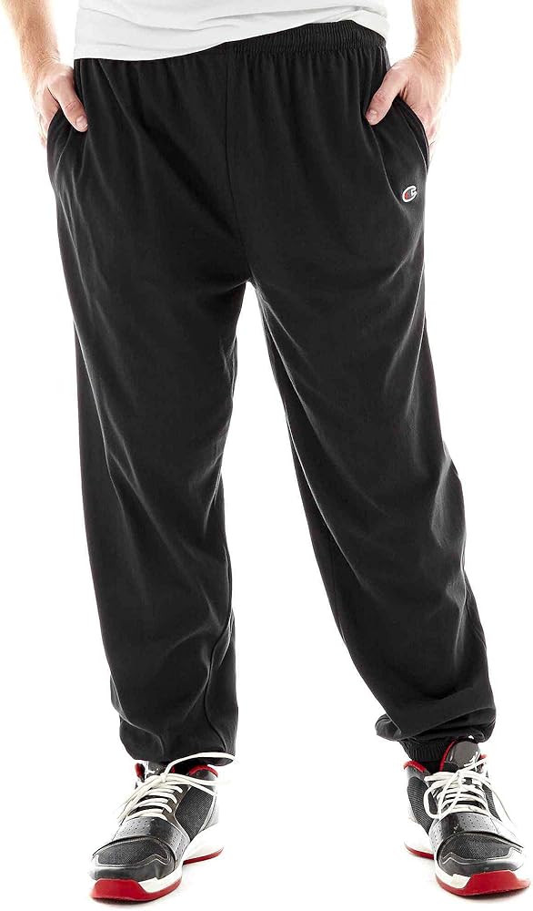 Champion mens Big & Tall Closed Bottom Jersey Pant