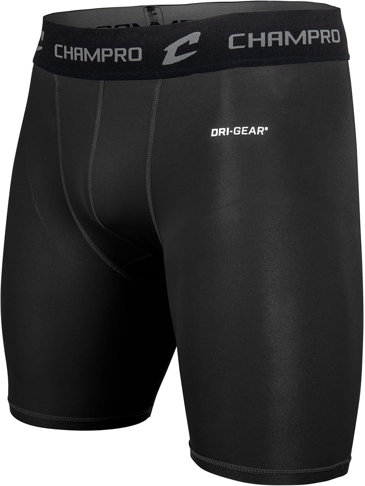 CHAMPRO Men's Polyester/Spandex Lightning Compression Shorts