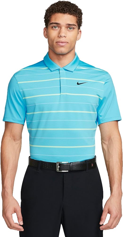 Nike Dri-FIT Tiger Woods Men's Striped Golf Polo