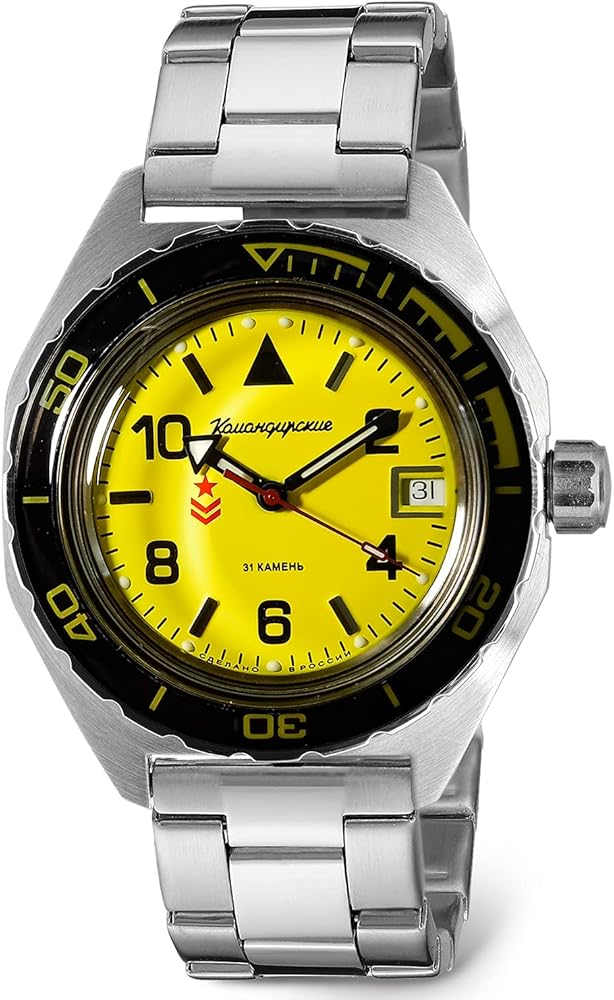 Vostok | Komandirskie 650855 Automatic Mechanical Self-Winding Diver Wrist Watch