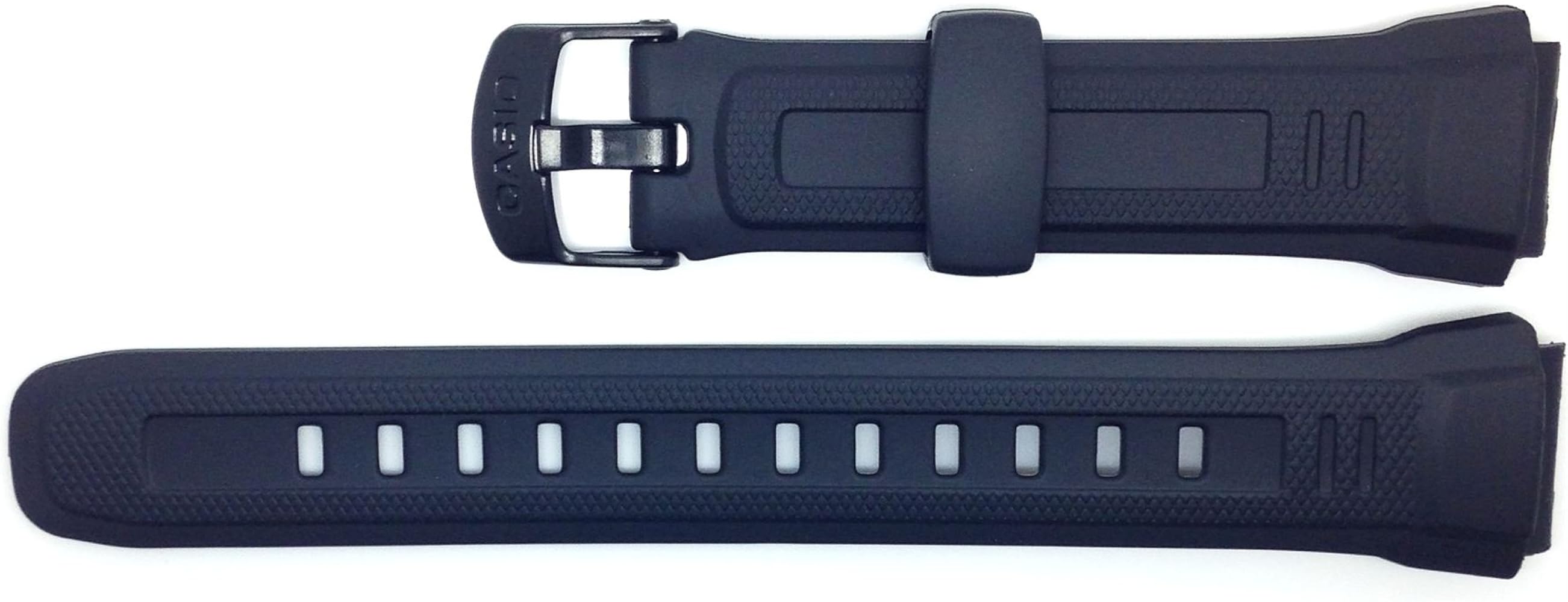 Casio Resin Watch Strap WV-58A, WV-58E, WV-58J, WV-58U, Black, Strap, Black, Strap, Black, Strap