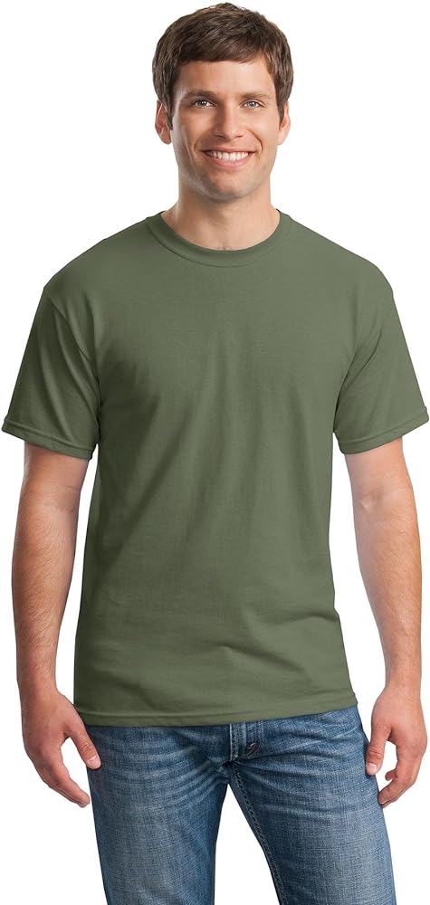 Gildan Heavy Cotton 5.3 oz. T-Shirt (G500)- MILITARY GREEN,XL