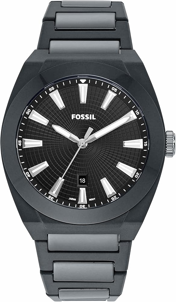 Fossil Everett Quartz Black Dial Men's Watch CE5027