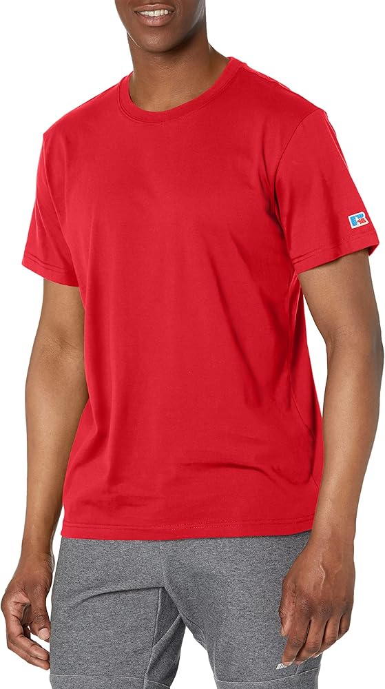 Russell Athletic Men's Basic Solid Short Sleeve T-Shirt