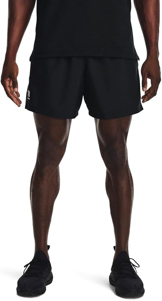 UNDER ARMOUR Men's UA Essential Volley Shorts, Large, Black / White