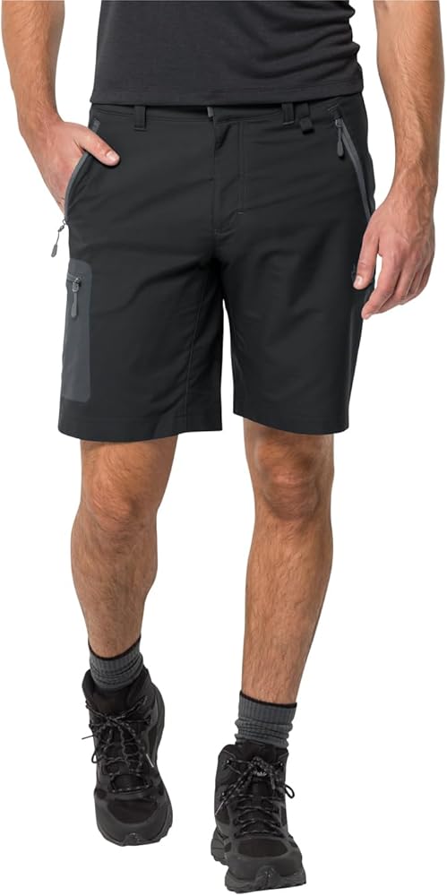 Jack Wolfskin Men's Active Track Soft Shell Hiking Shorts 100% Pfc Free