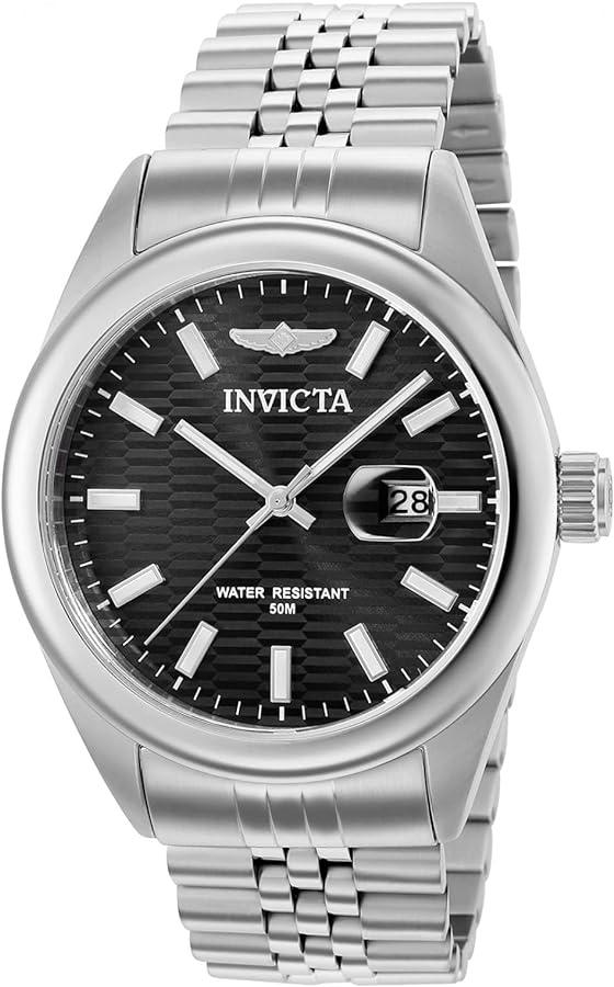 Invicta Aviator Quartz Black Dial Men's Watch 38409