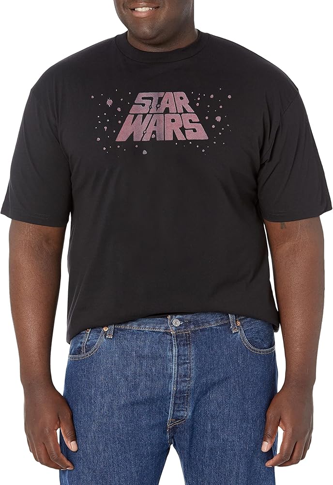 STAR WARS Vintage Sticker Men's Tops Short Sleeve Tee Shirt