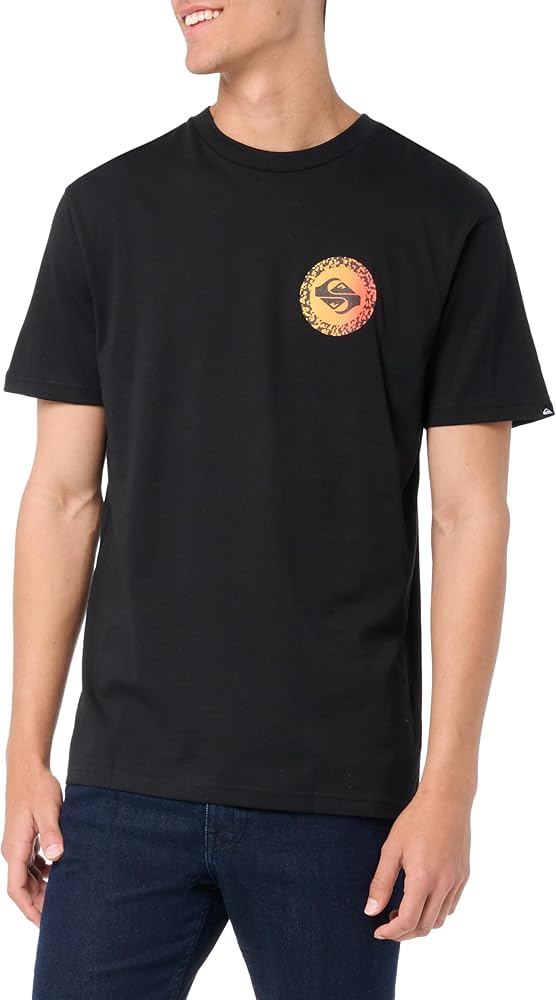 Quiksilver Men's Long Fade Short Sleeve Tee Shirt