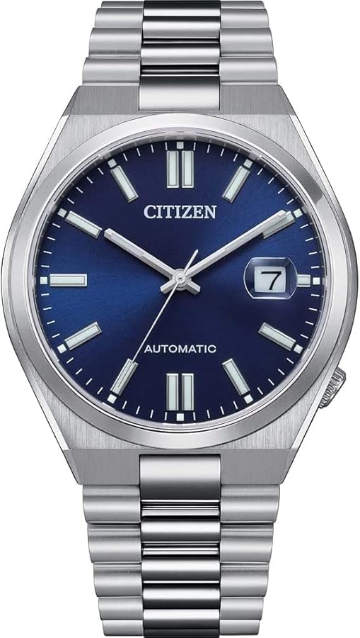 Citizen Men's Analogue Automatic Watch with a Stainless Steel Band Tsuyosa