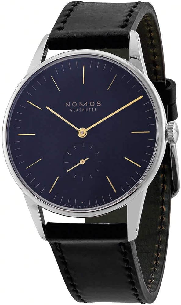 Nomos Orion 38 Manual Wind Midnight Blue Dial Men's Watch 389